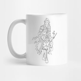 Asterion - Baldurs Gate 3 - lines Mug